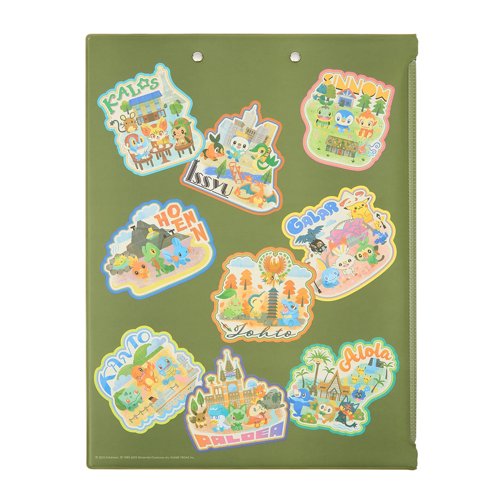 Authentic Pokémon Center Japan binder with official logo and characters, sourced from Japan