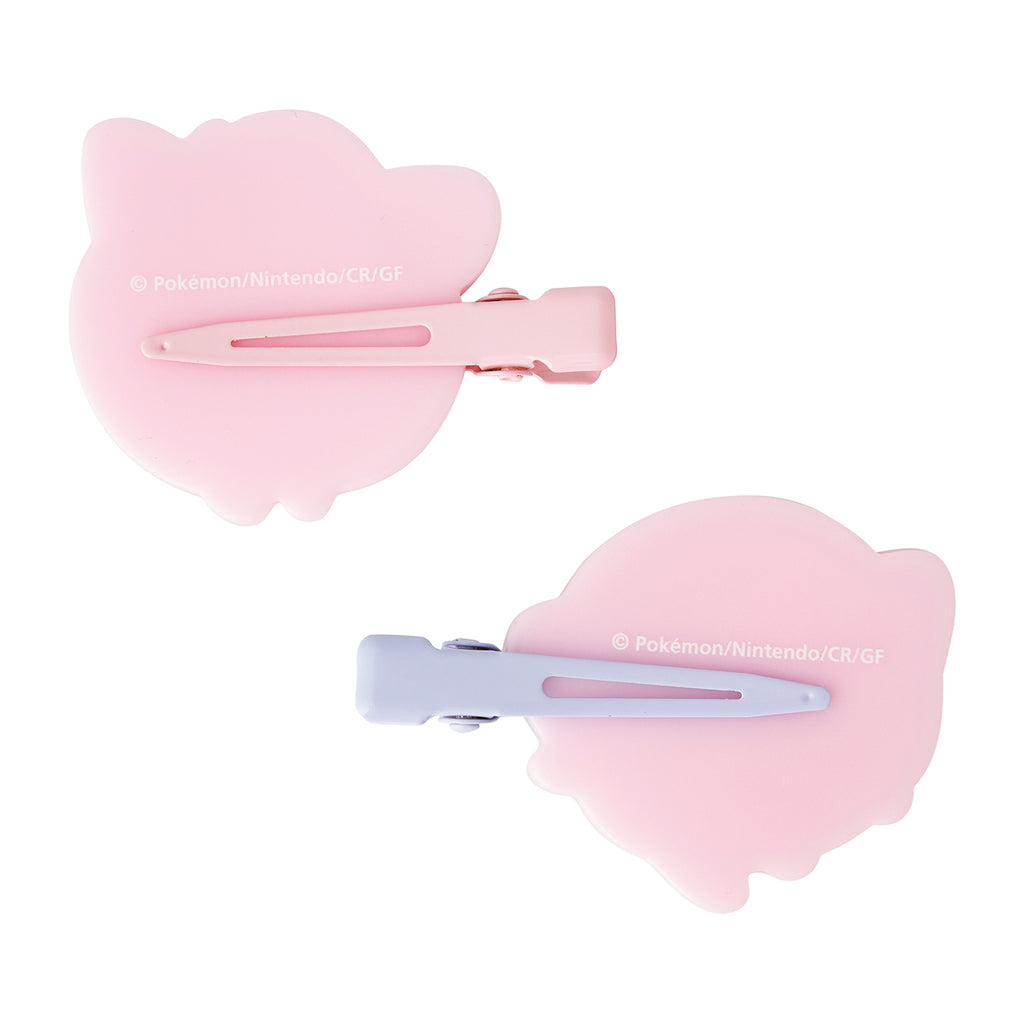 Authentic Japanese Pokemon Bangs Clip, close-up of pudding face and hair clip