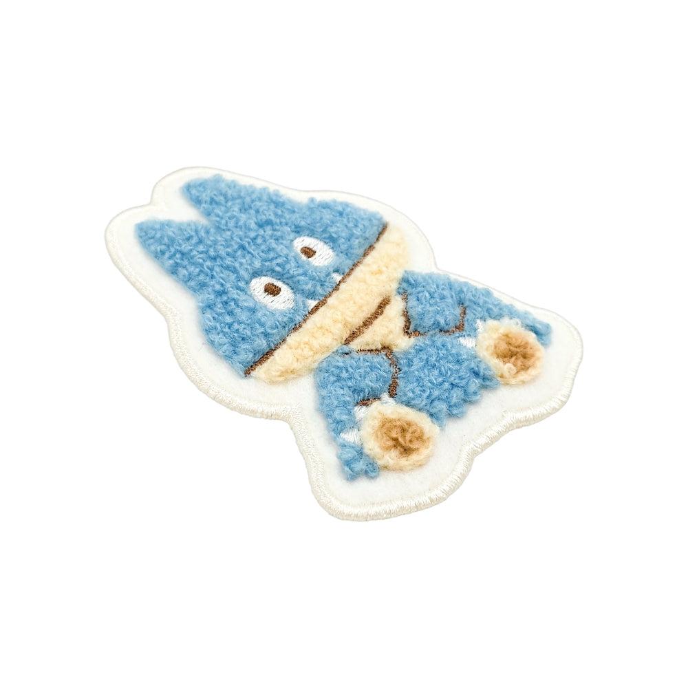 Munchlax badge with Big Eater Pokémon details, made in Japan