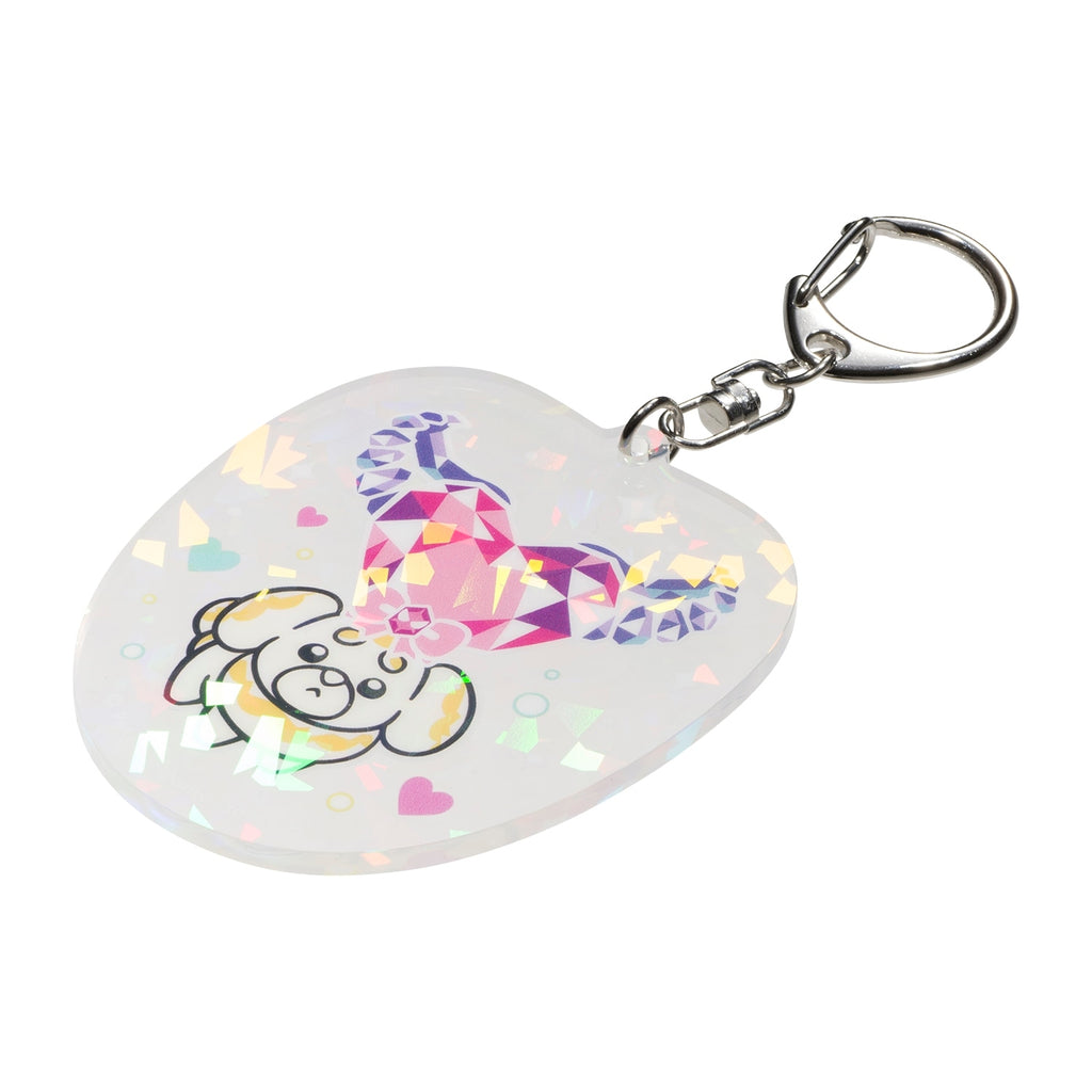 Back view of Fairy Terrace Talpapi Mochi Keychain, sourced directly from Japan