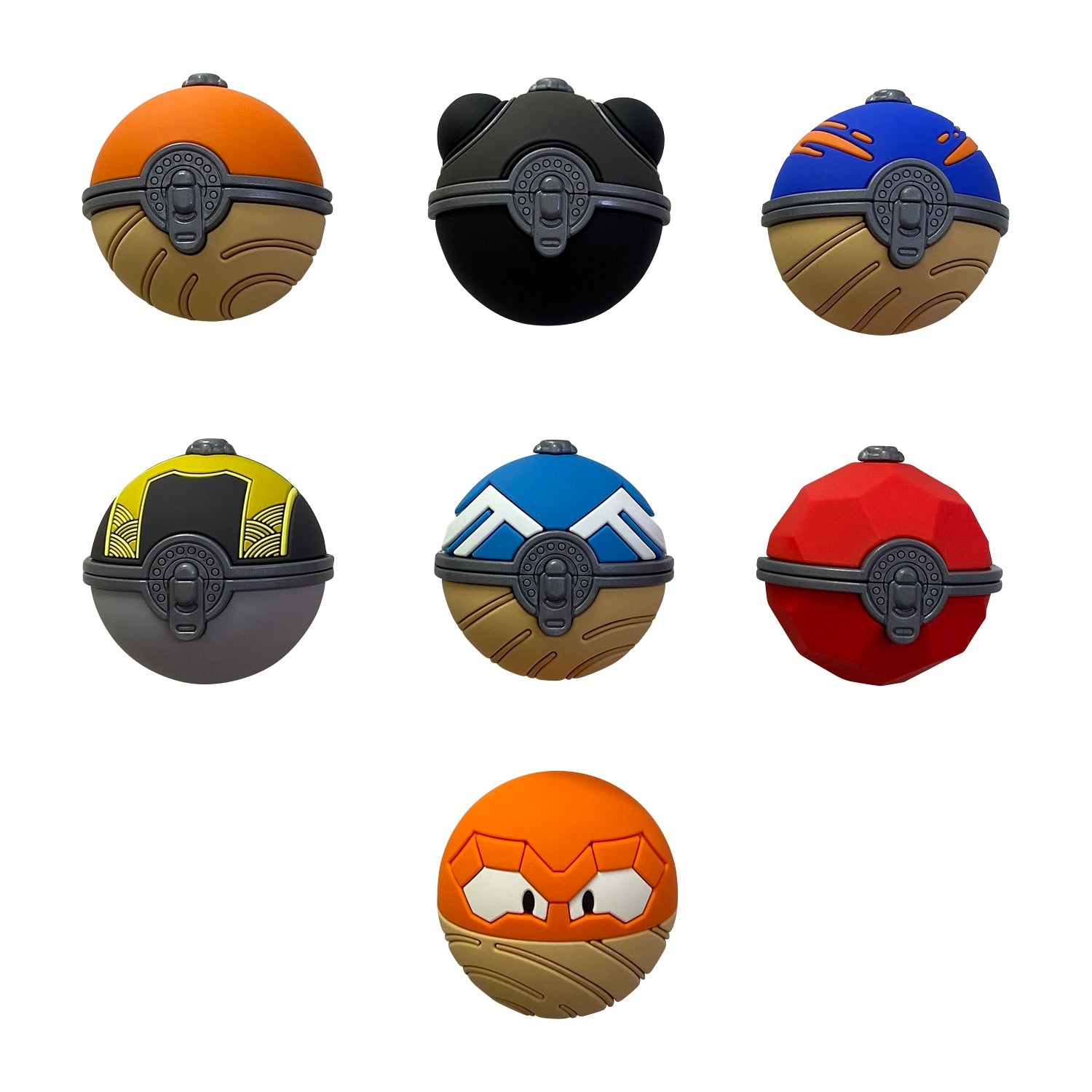 Jade region monster ball 3D magnet collection