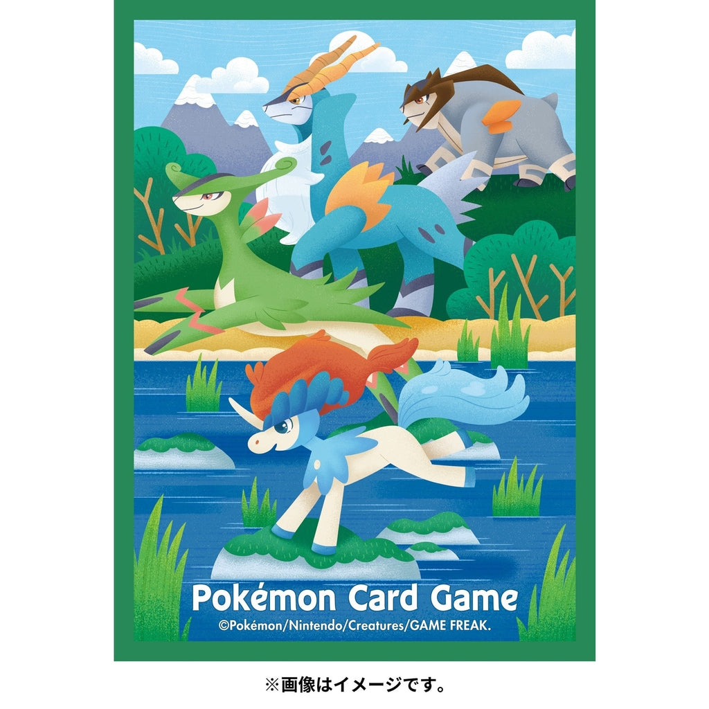 Pokémon TCG Deck Shield Sleeves – Keldeo (#647) | Japan Official