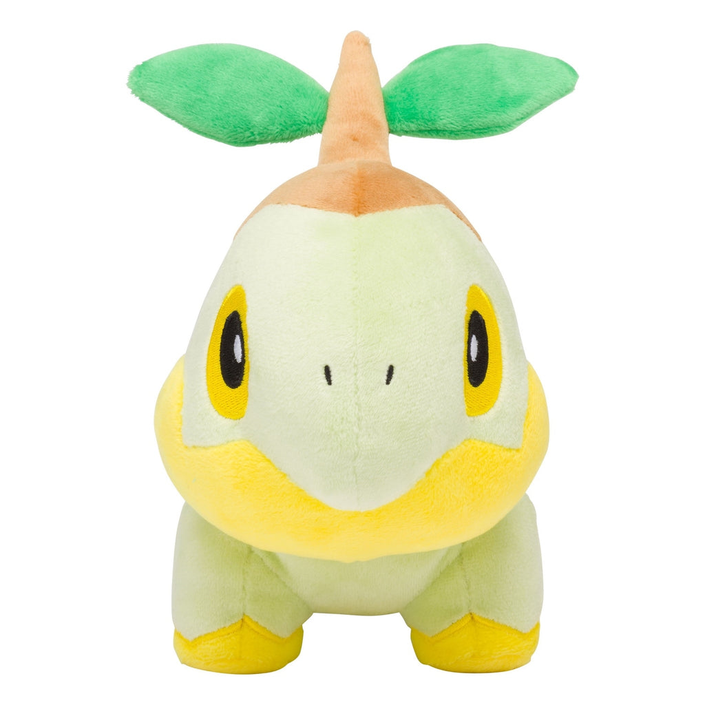 Authentic Pokemon Naetle plushie with detailed wings and tail from Japan