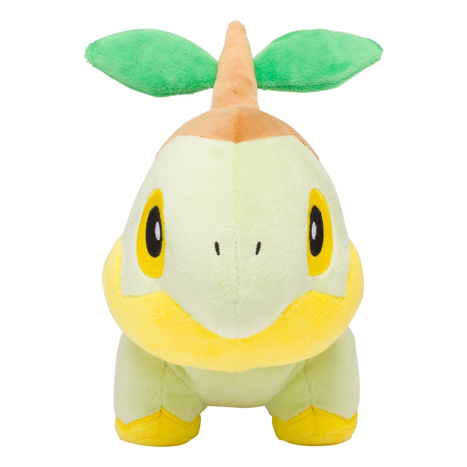Authentic Pokemon Naetle plushie with detailed wings and tail from Japan