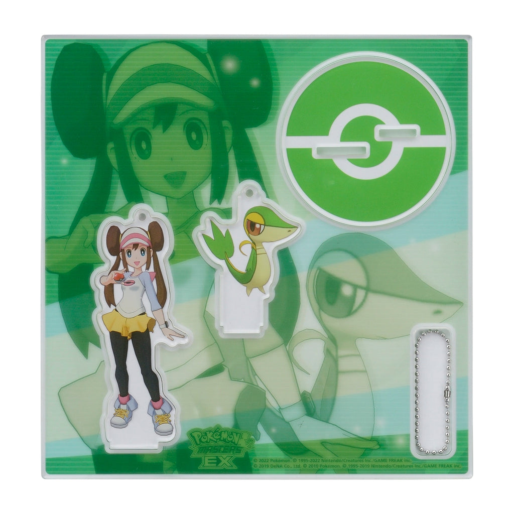 Pokemon Trainer Salon keychain with colorful design from Japan
