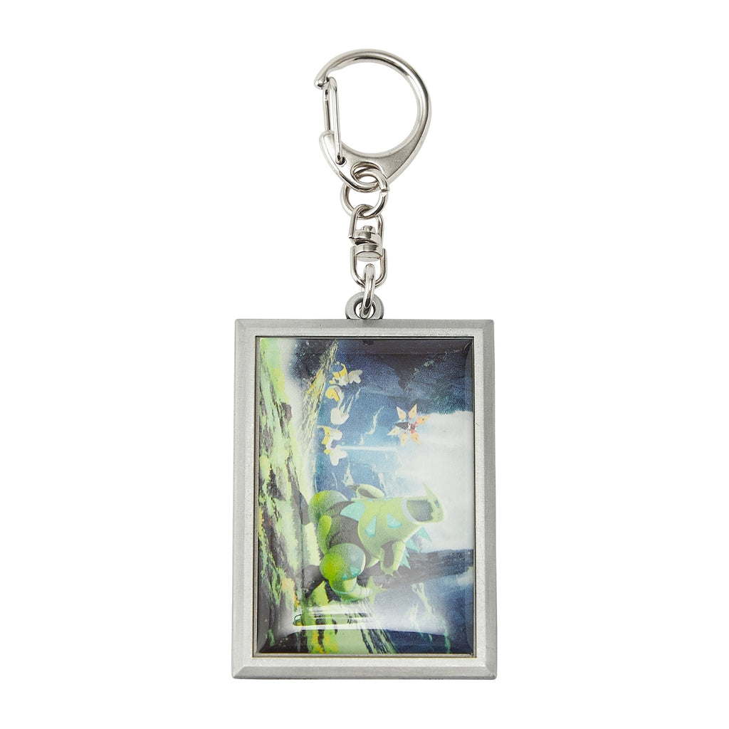 Close-up of Mirai A character on Metal key chain STRANGE PARADOX from official Pokemon Center Japan