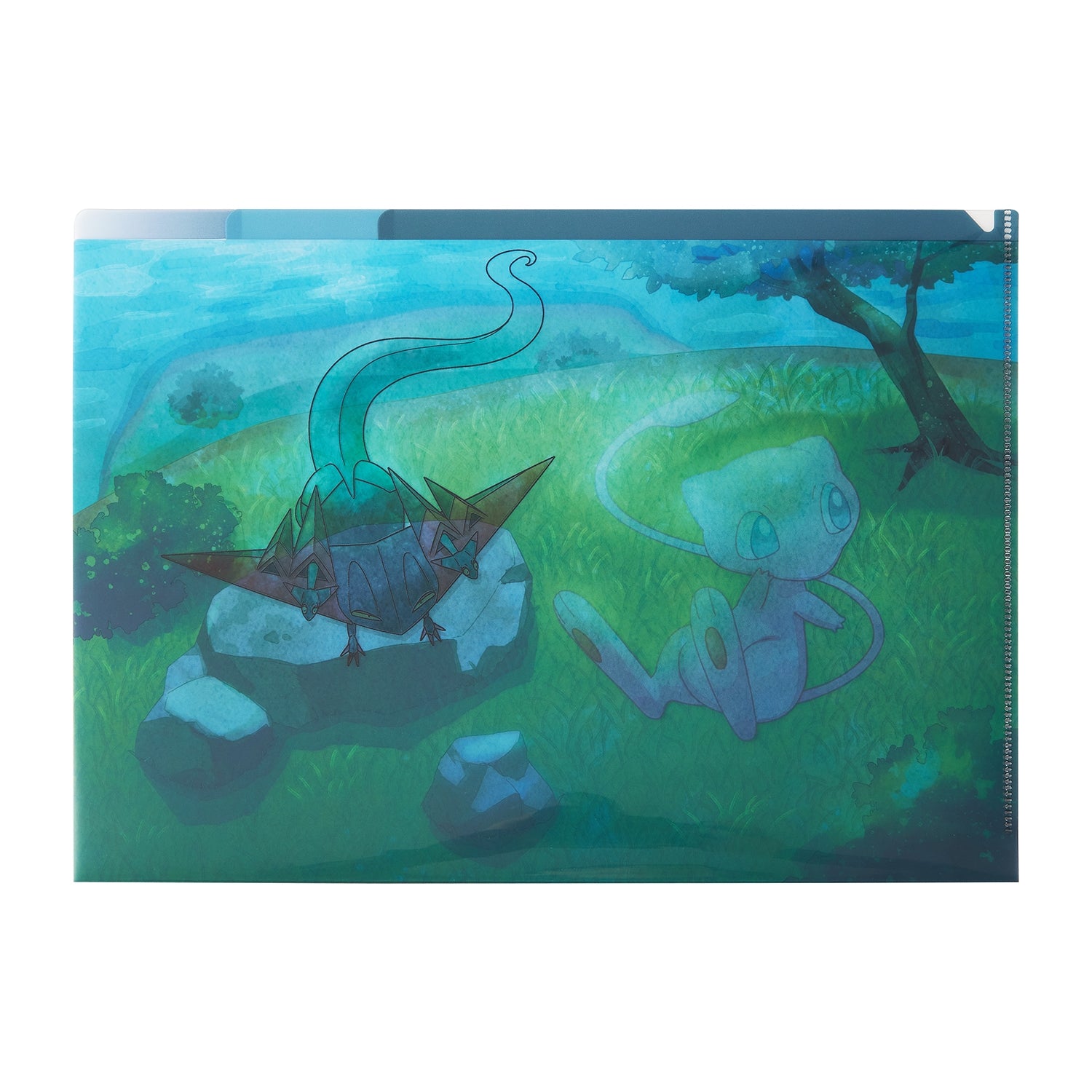A4 2 pocket clear file Invisible to Me Dragapult