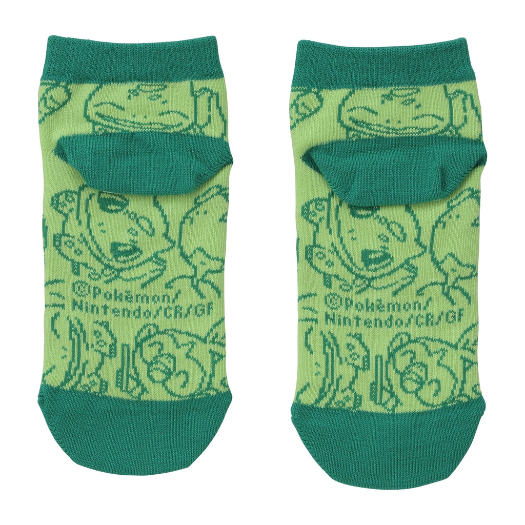 [Choice] Short socks playroom Bulbasaur & Naetle & Sarunori (18-20cm)