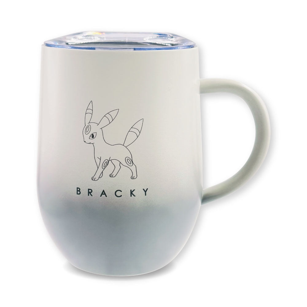 Stainless steel mug blacky with gradation lid