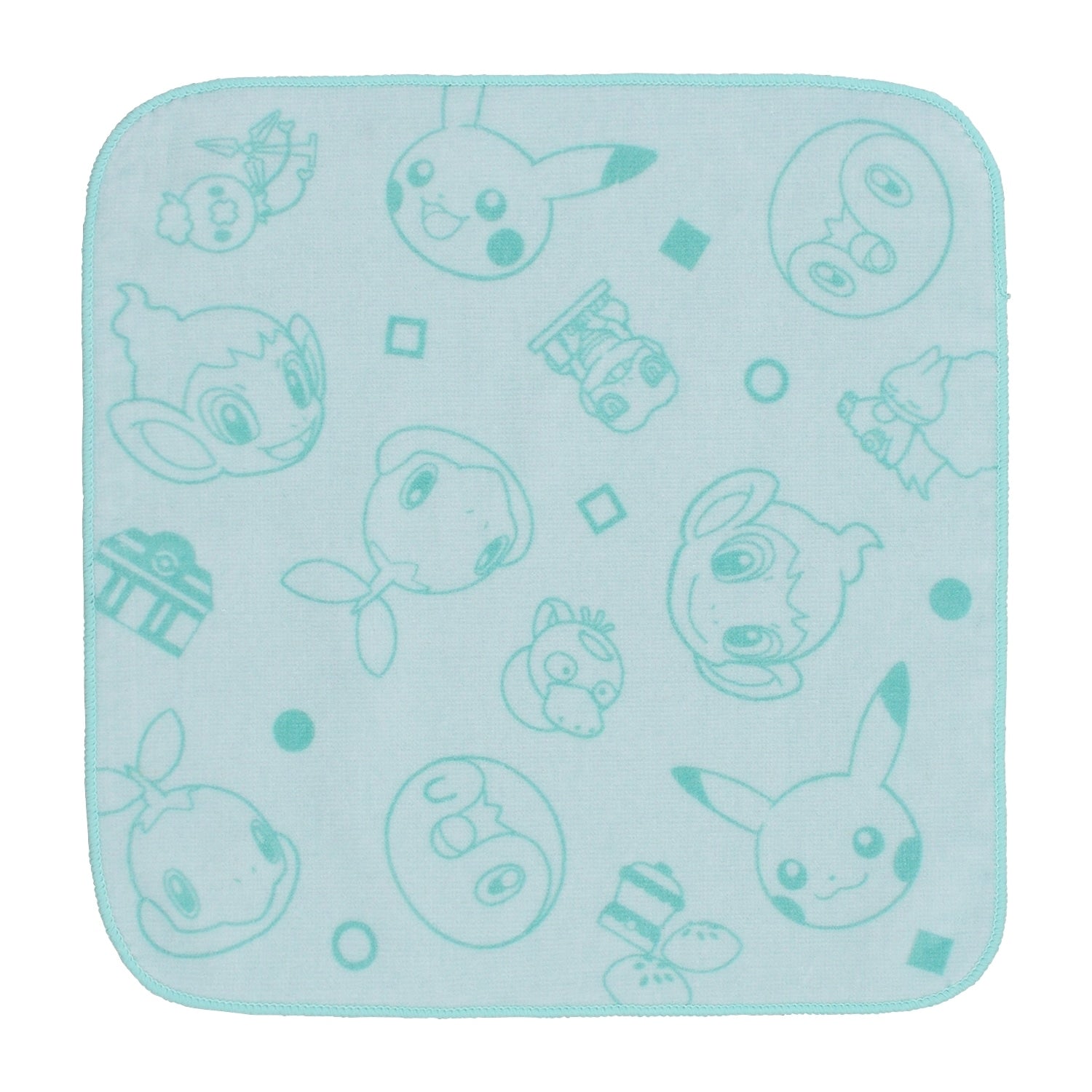 Pokemon Hand Towel Tabi no Omoide with colorful design from Japan