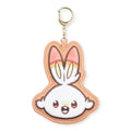 Fluffy Hibani Pokepiece keychain with cute design from Japan