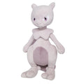 Mewtwo plush toy with vibrant purple fur from Japan
