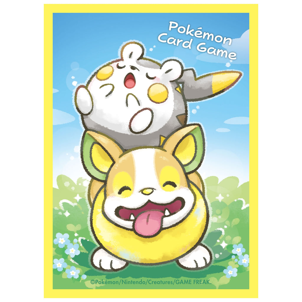 Pokémon TCG Deck Shield Sleeves – Togedemaru & Yamper | Japan Exclusive