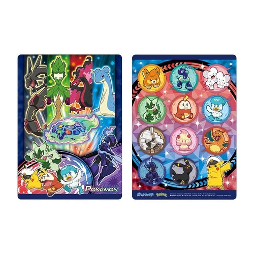 Pokemon Shitajiki Six Heroes Series collectible item with vibrant characters from Japan