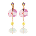 Pokémon Munna Earrings with cute facial expression from Japan