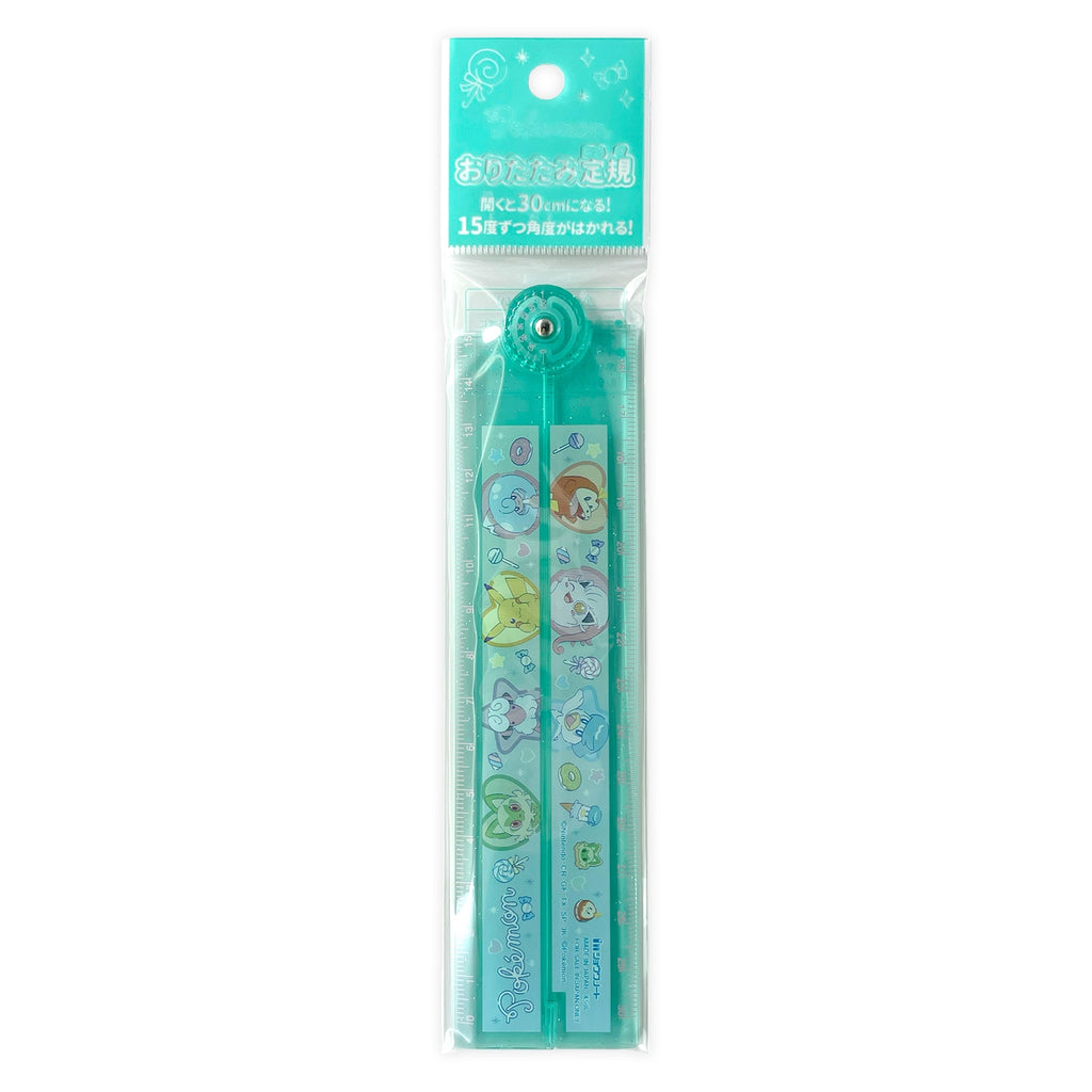 Pokemon Folding Ruler from Japan, featuring a colorful design