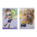A4 clear file set of 2 POKÉMON TRAINERS Hart & Pepper