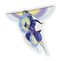 Miraidon Pokemon sticker in Glide Mode from Japan, featuring Electric/Dragon-type Paradox Pokemon