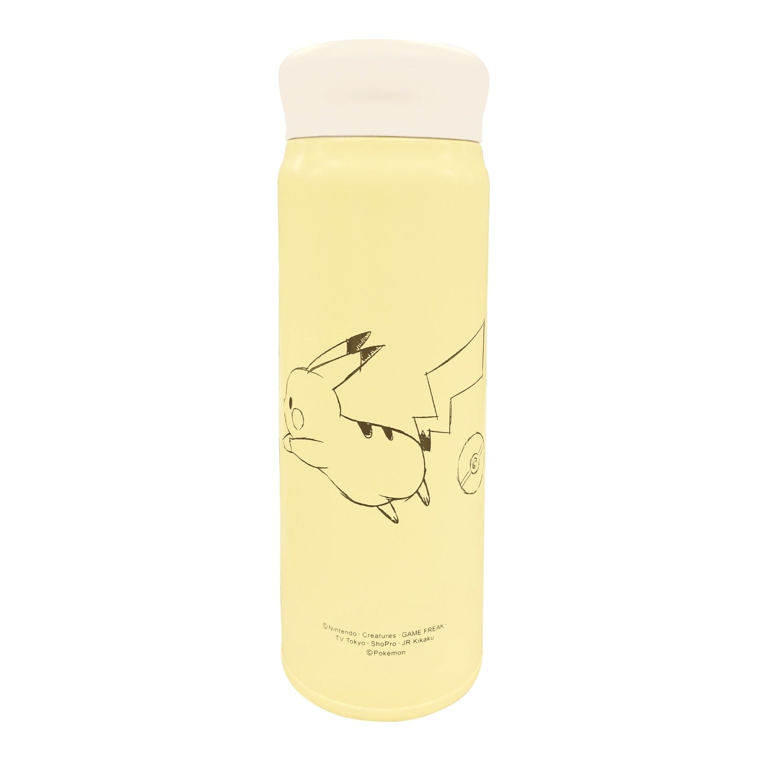 Stainless steel bottle “Pikachu number025” yellow