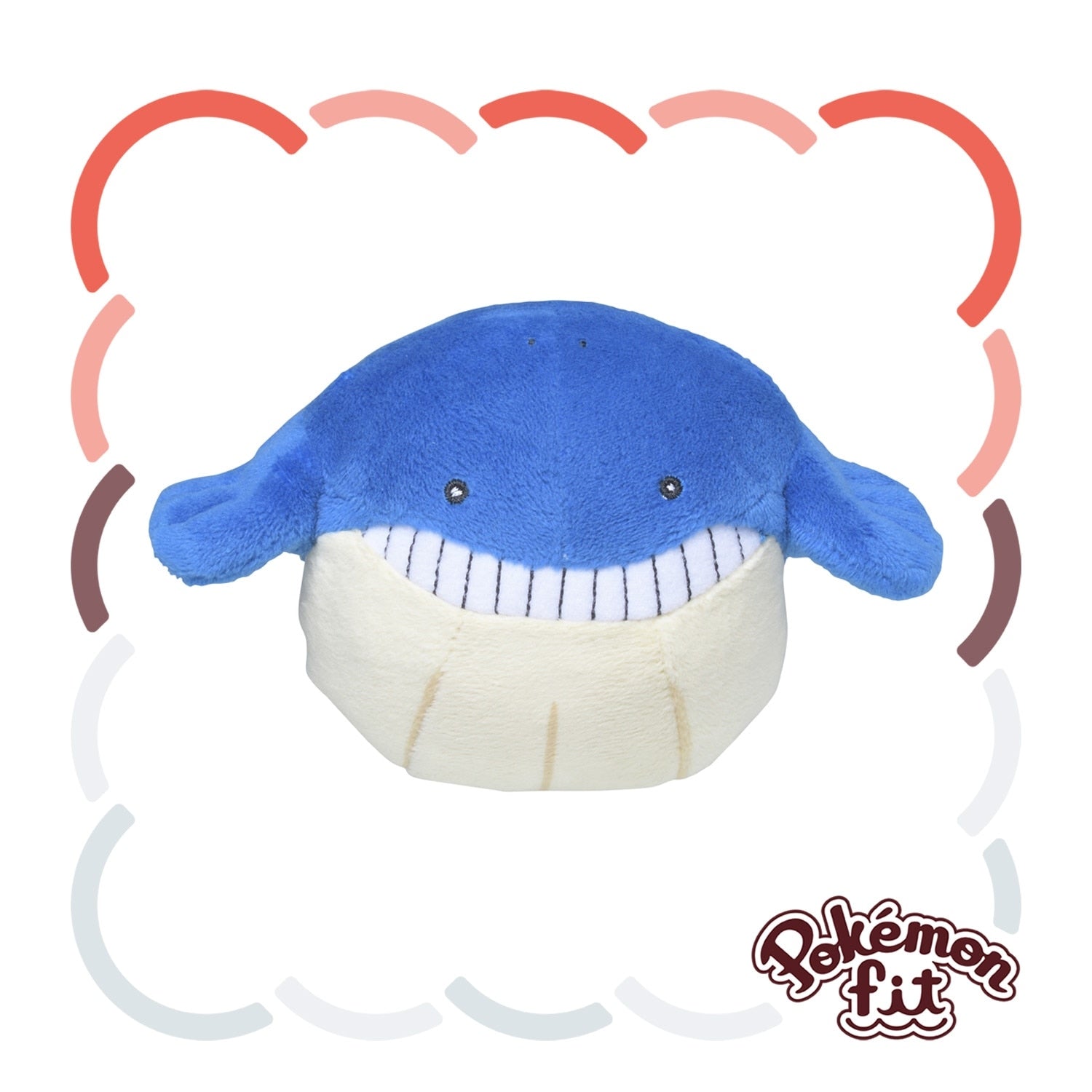 Pokémon fit Wailmer (#320) Official Plush — Pokémon Center Japan