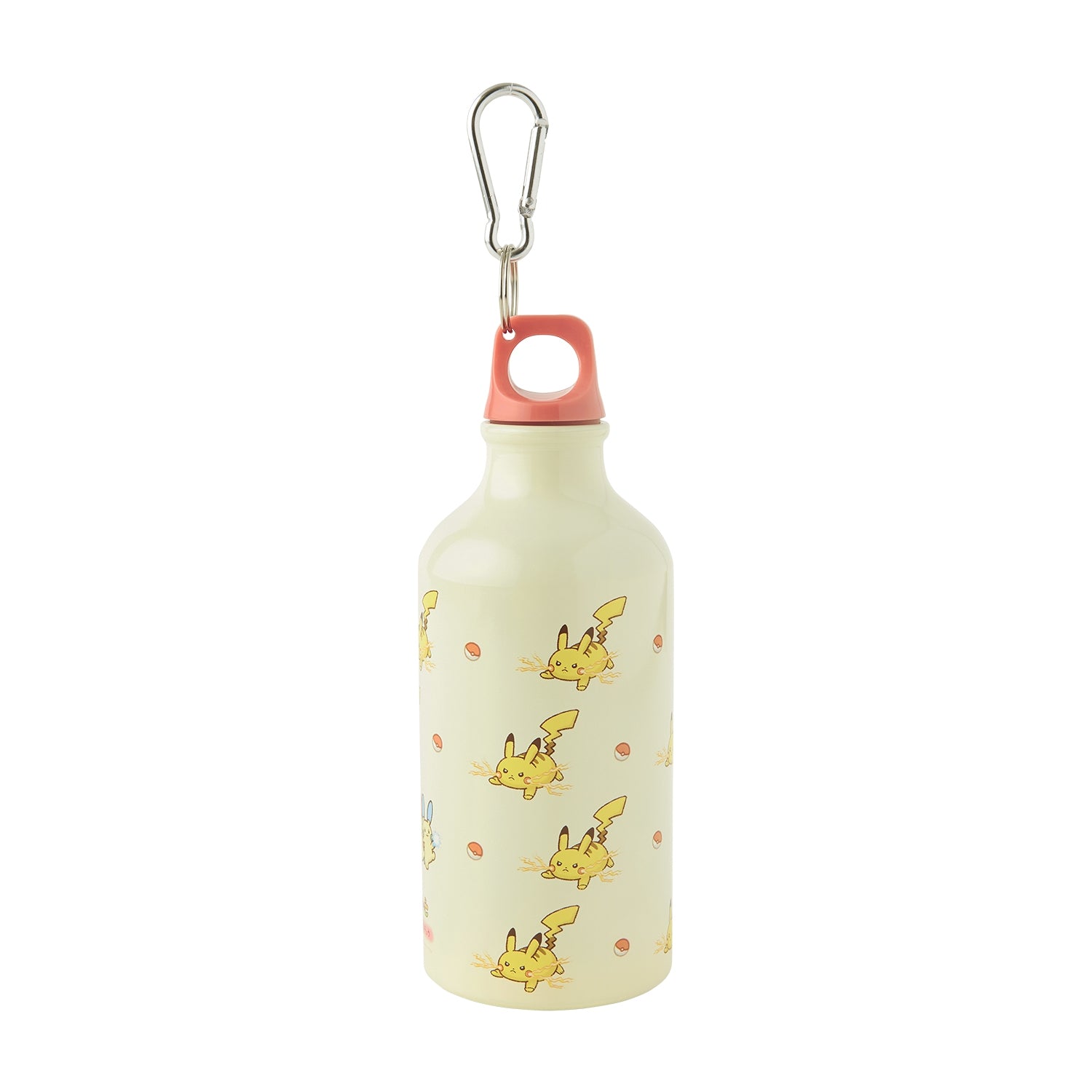 Bottle with carabiner 10 pockets 10 colors Hard-working Pikachu