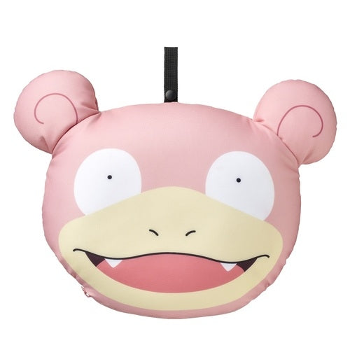 Transforming neck pillow that can be used as a monster ball or as a pillow