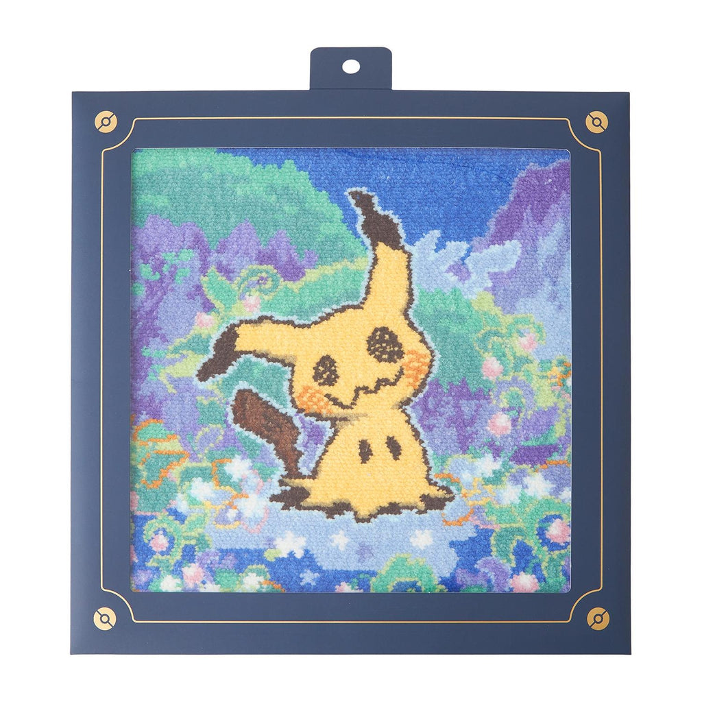 Pokemon Mimikyu chenille towel handkerchief with cute face design from Japan