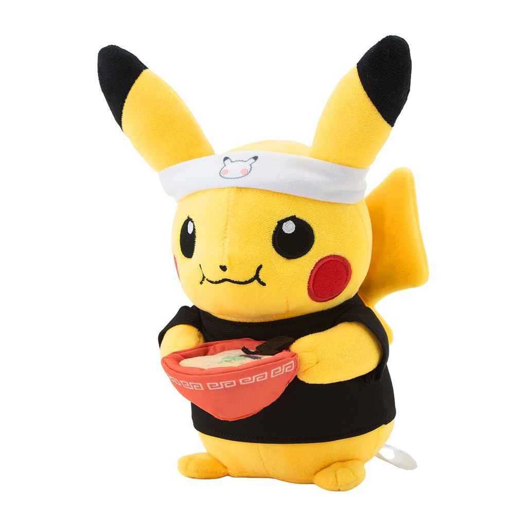 Ramen Pikachu plushie Japan Exclusive, detailed ramen bowl
