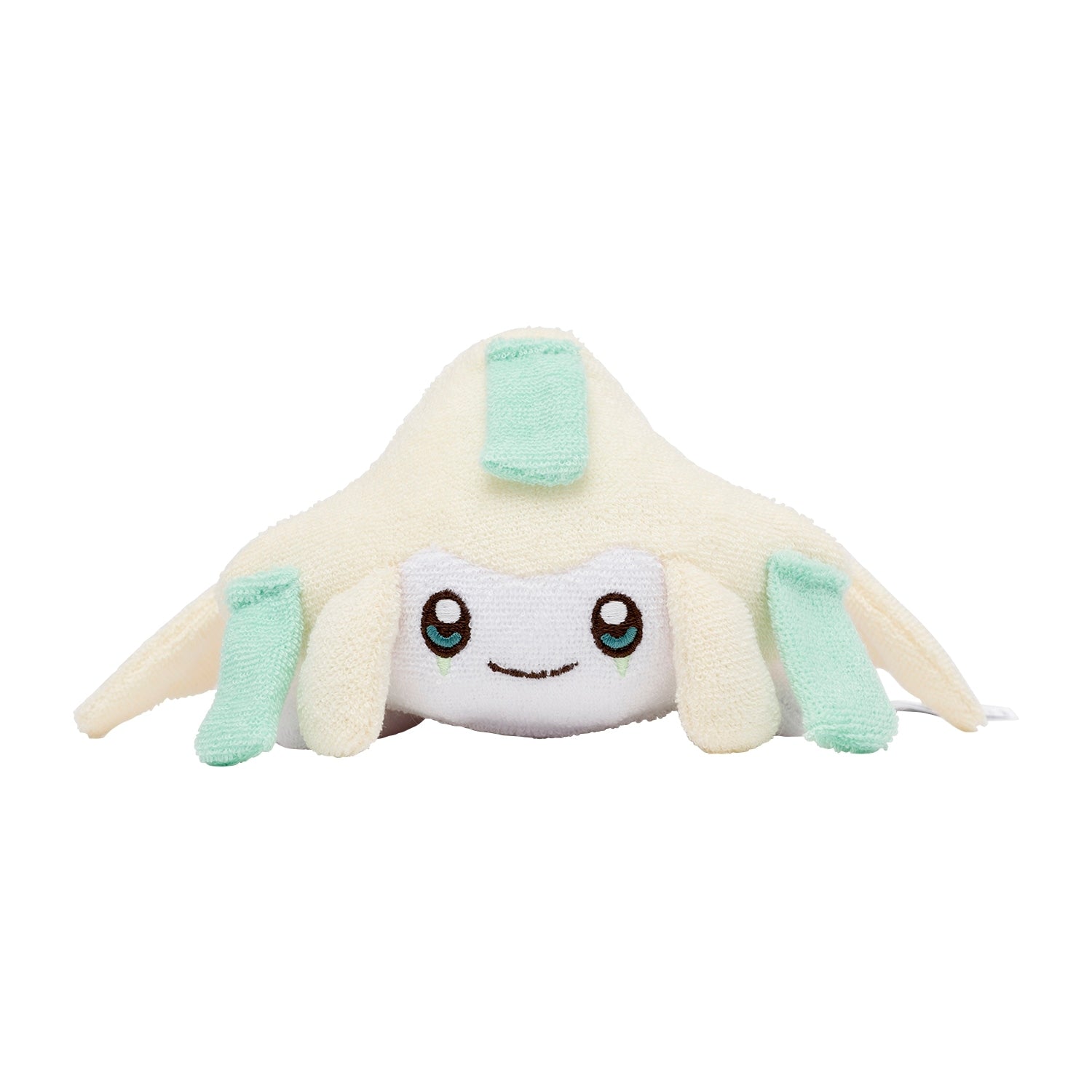 Cute Jirachi stuffed animal with vibrant colors from Japan