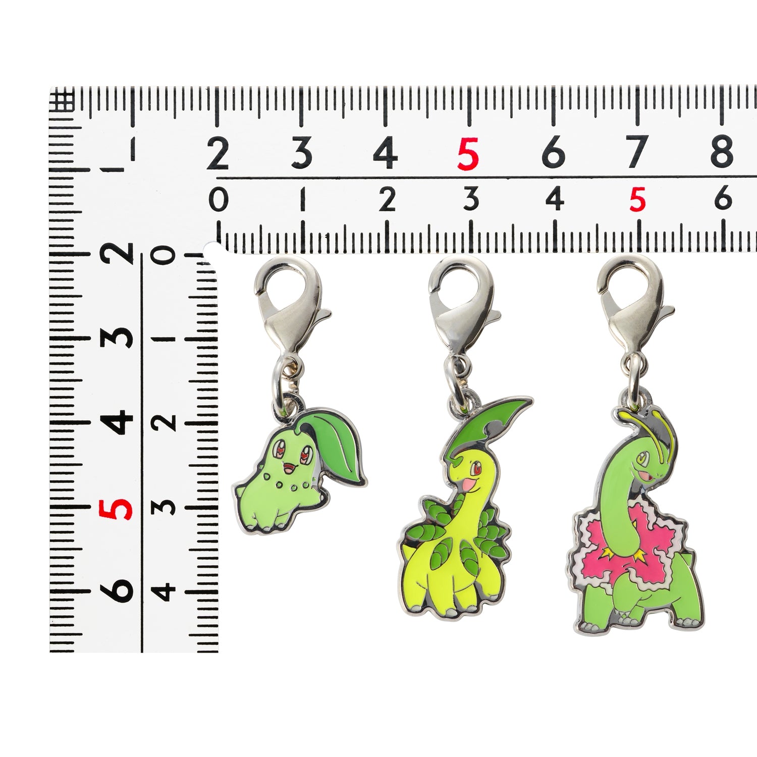 Pokemon metal charm 153 from Japan, showcasing a unique anime-inspired visual detail
