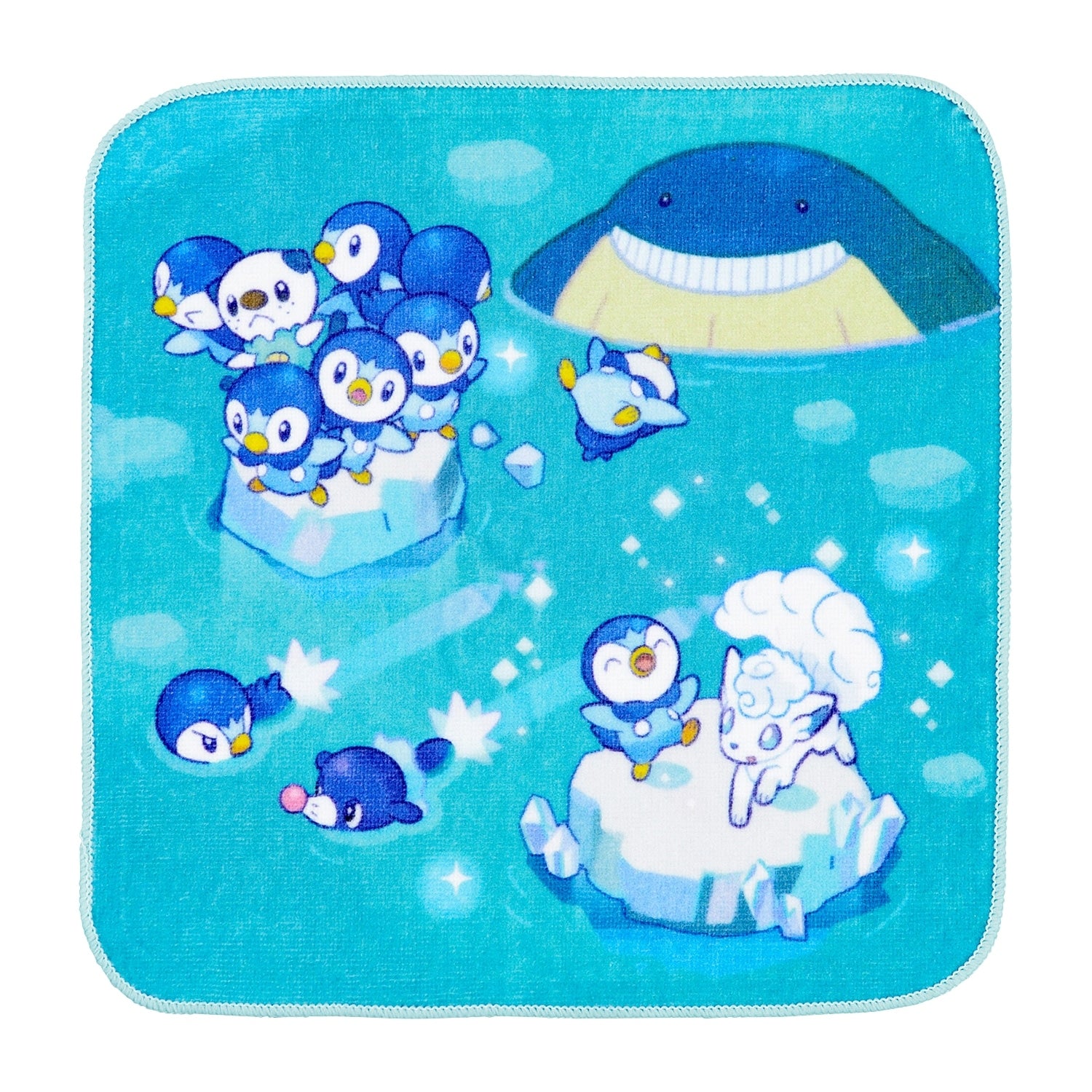 Pochama's daily life Pokemon hand towel from Japan, featuring cute anime character designs