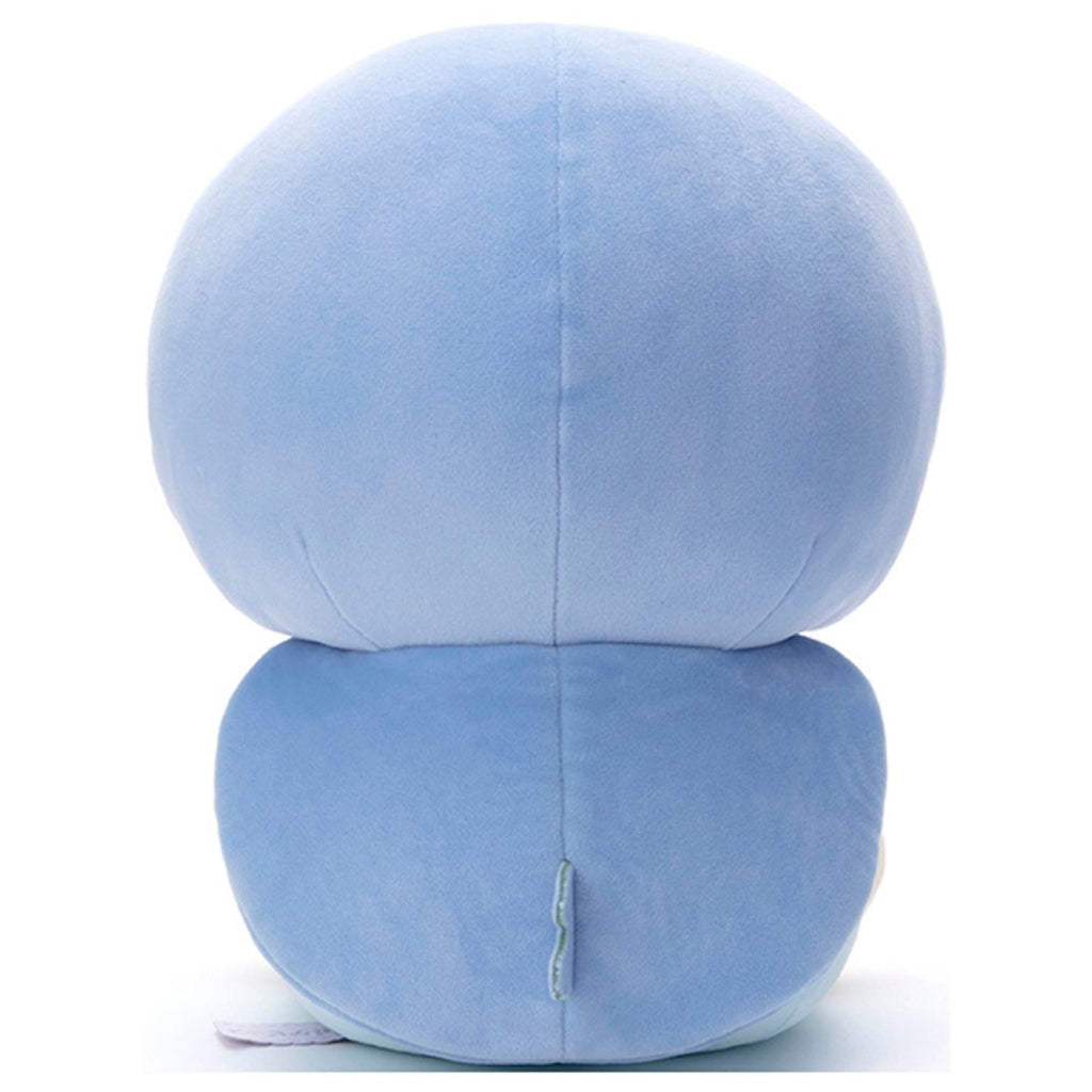 Pochama Pokepiece plushie in good night version with cute facial expression, imported from Japan