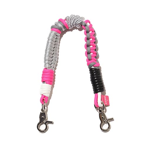A SCENE atmos pink bespoke design paracord strap from Japan, featuring unique pink accents and authentic atmos Tokyo branding