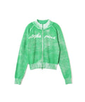 atmos pink Faded Coler Zip-up Cardigan