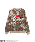 The Powerpuff Girls x atmos pink Embroidary Sweater
