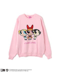 The Powerpuff Girls x atmos pink Embroidary Sweater