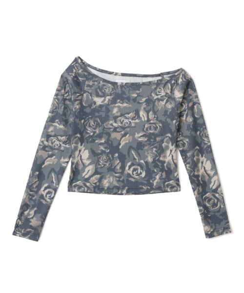 atmos pink Rose Camouflage LS T-shirt