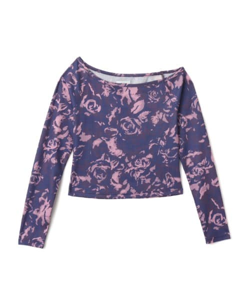 atmos pink Rose Camouflage LS T-shirt