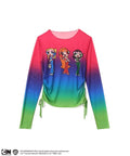 The Powerpuff Girls x atmos pink See-through LS T-shirt
