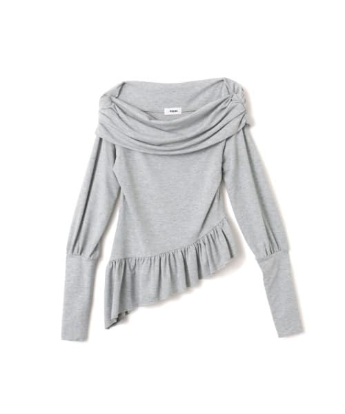 atmos pink Frill Hem Tops