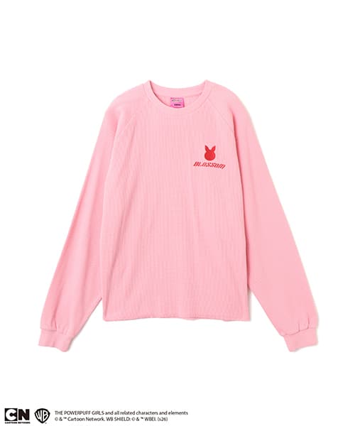 The Powerpuff Girls x atmos pink Thermal LS T-shirt
