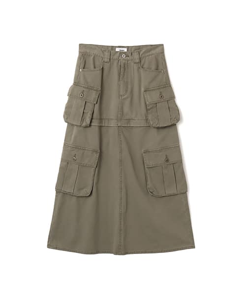 atmos pink 2way Military Skirt
