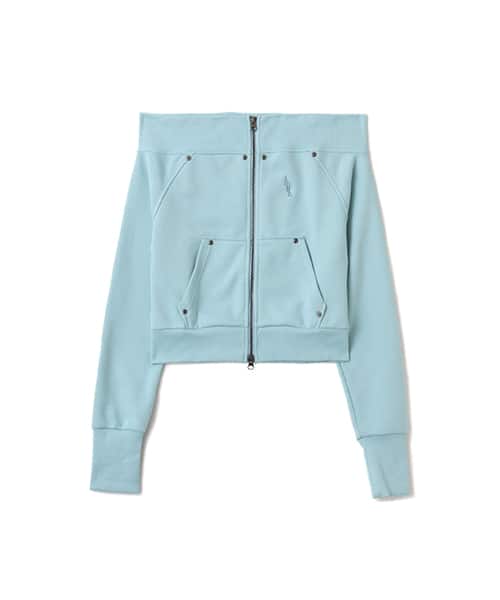 atmos pink Off-shoulder Sweat Zip-up