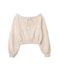 atmos pink Lace-up Sweat Top