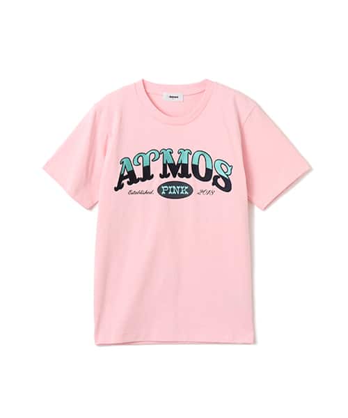 atmos pink Embroidery Logo T-shirt