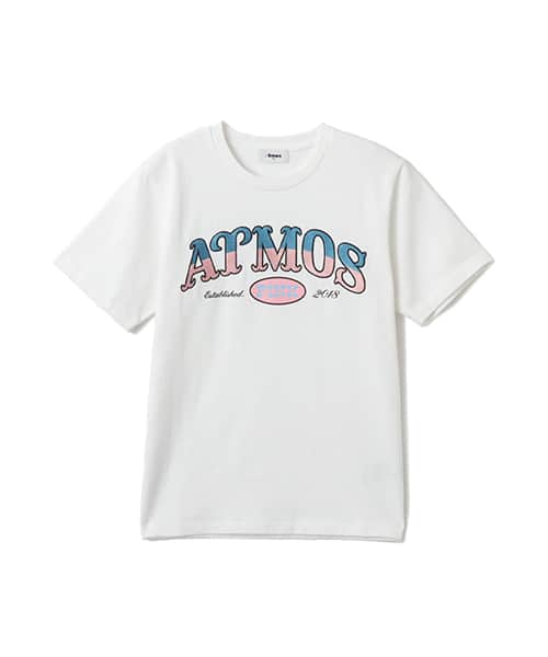 atmos pink Embroidery Logo T-shirt