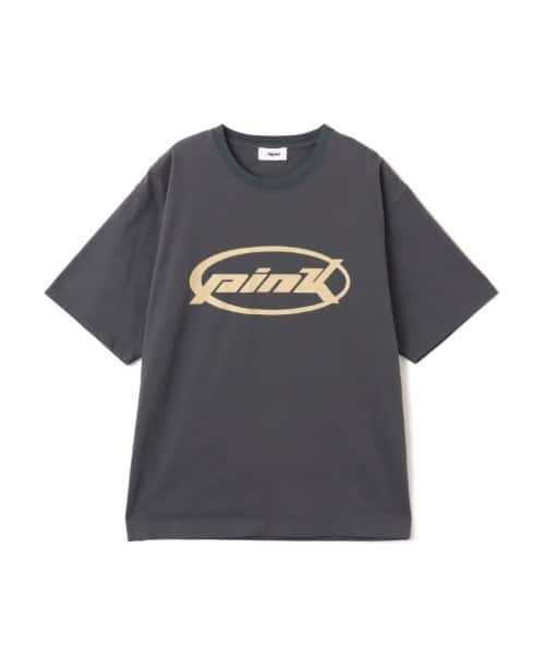 atmos pink Oval Logo T-shirt