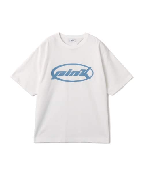 atmos pink Oval Logo T-shirt