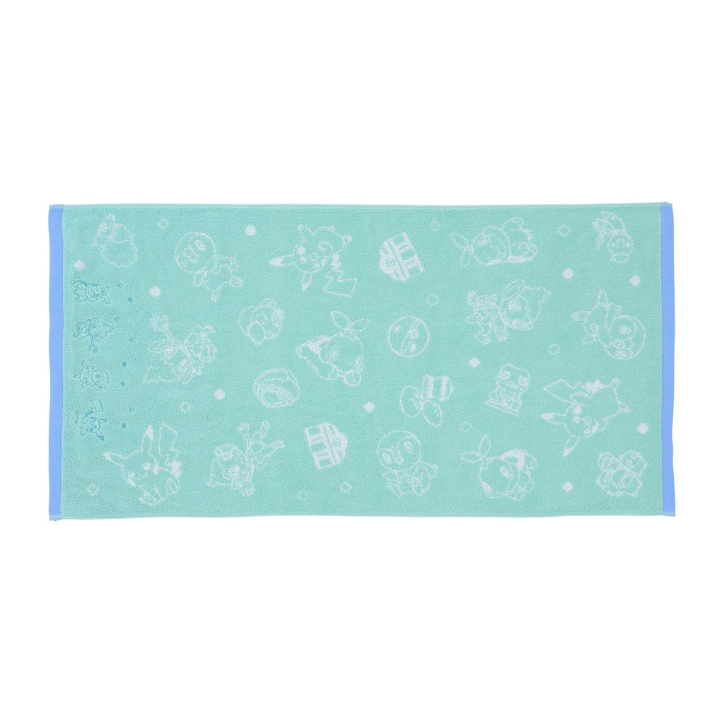 Pokemon Mini Bath Towel with vibrant colors from Japan