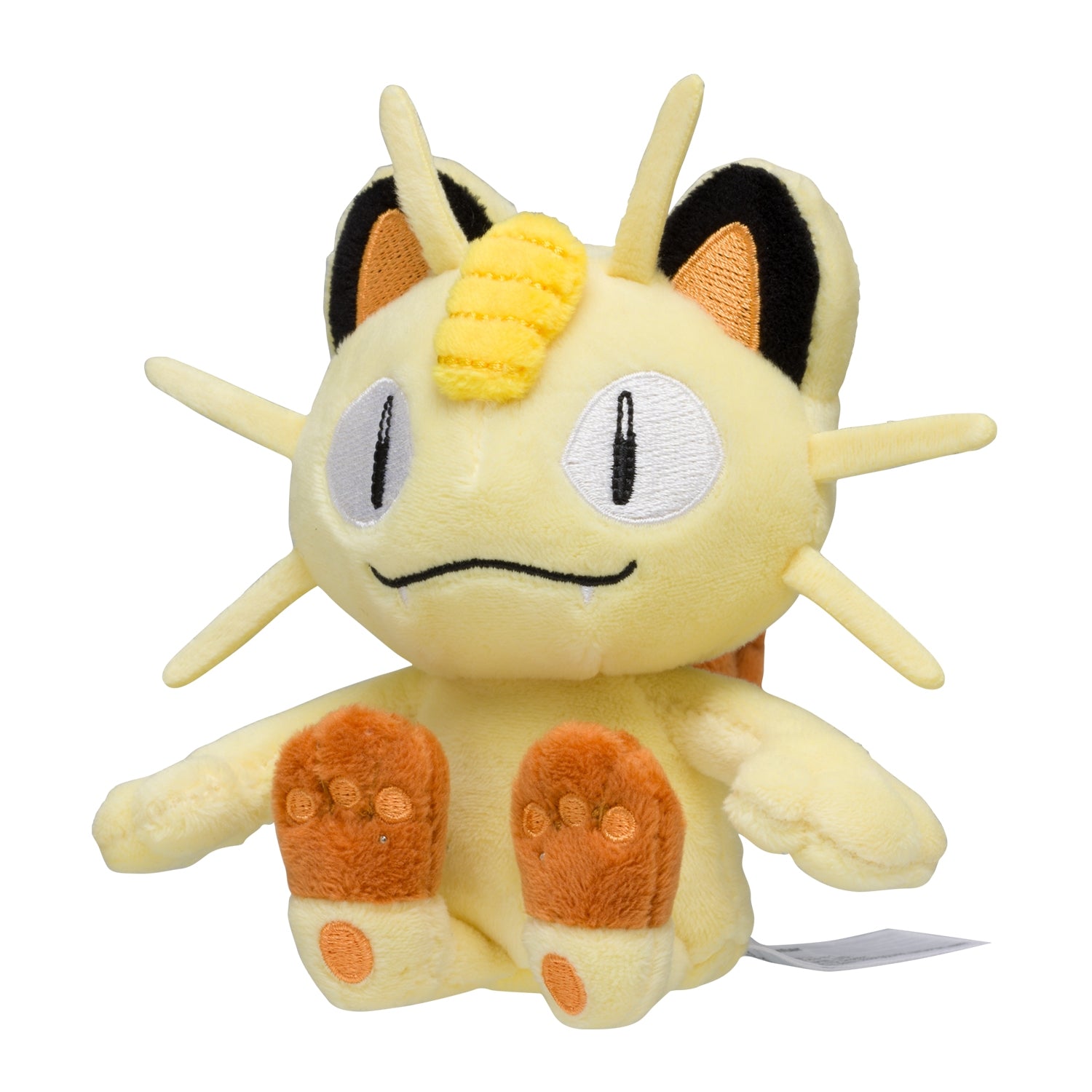 Japanese Pokemon Plush Meowth, detailed ears and whiskers